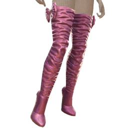 Ikon Elite Mauve Purple Silk Bow Boots