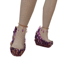 Ikon Elite Purple Amethyst Crystal Geode Shoes