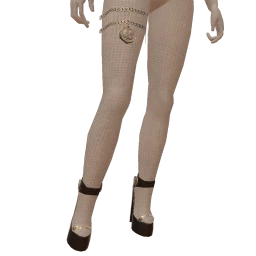 Ikon Elite Black And Silver Coin Heels