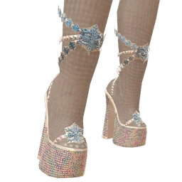 Ikon Elite Pixel Silver High Heels