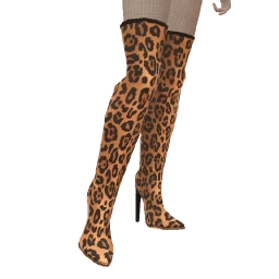 Ikon Elite Leopard Print Stiletto Boots
