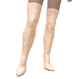 Ikon Elite White Leather Stiletto Boots