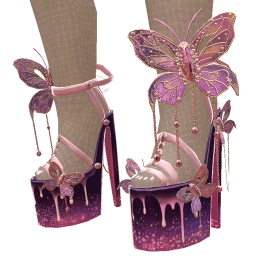 Ikon Elite Glimmer Melting Candy Butterfly High Heels