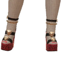 Ikon Elite Scarlet Leopard Platform Heels