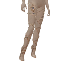 Ikon Elite Sapphire Silver Chain Sandals