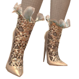 Ikon Elite Blue Fur Gold Boots