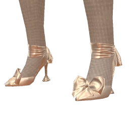 Ikon White Bow Heels