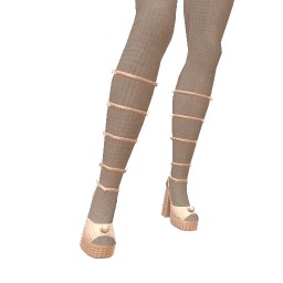 Ikon Satin Grace Platform Heeled Sandals