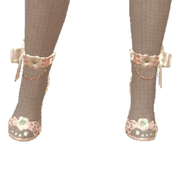 La Haute Couture Mint Flower Crystal Bow Heels