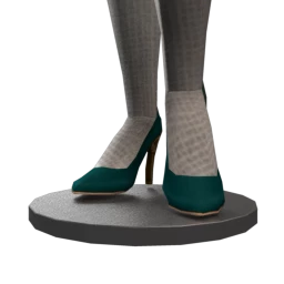 In Royal Attendance Palace Heels - Blue