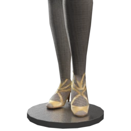 Gold Mirrored Sandal