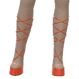 Mahiki Tangerine Stride Heels