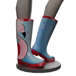 Flamingo Festival Wedding Wellies