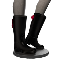 Black Bow Festival Wedding Wellies