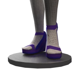 Front Row Ultra Wedge Heels - Purple