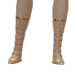 Ikon Elite Couture Metal Chain Ultra High Heel Boots