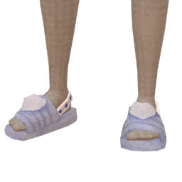 Palermo Blue Heart Slippers