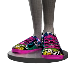 Jon Burgerman Rainbow Sneakers (for Female)