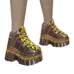 Drop Science Chunky Metallic Skater Sneakers