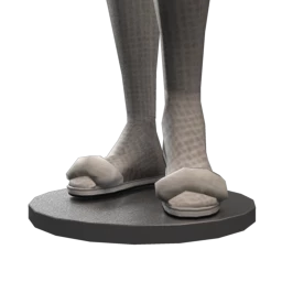 Secrets Fluffy Slippers - White Lily