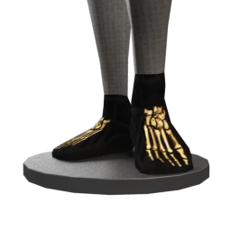 Eerie Bones Skelly-Sue Shoes