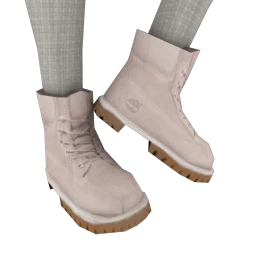 Premium 6 Inch Boot In Pale Pink