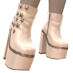 USAesthetics White Silver Star Platform