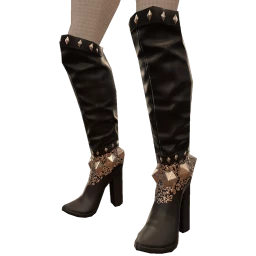 USAesthetics Metallic Edge Boots