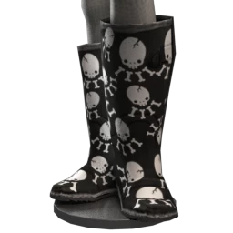 Festival Wellies -  Squiddy Bones 