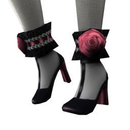 Yume Kawaii Princess Gothic Blossom Heels