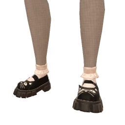 Yume Black Cat Shoes And Socks