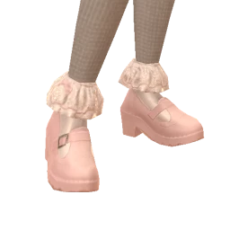 Yume Pink Heeled Mary Janes