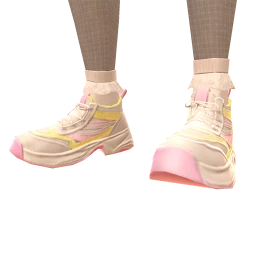 Yume Trainers With Lacy Ruffled Socks