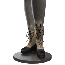 Yume Tough Bunny Boots in Black and White