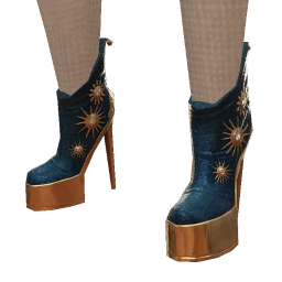 Ikon Elite Midnight Blue Celestial Sun Boots