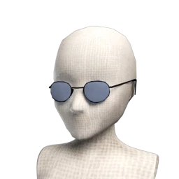 Female Demon Sunglasses - Blue