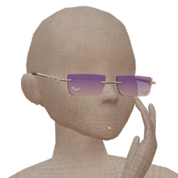 Cloud Nine Lilac Butterfly Flutter Glasses