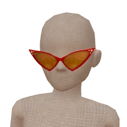 Mahiki Coral Pearls Pointed Sunglasses