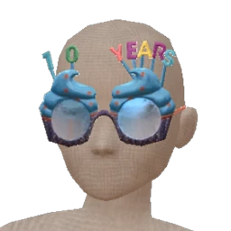 Cosmos 10 Years Birthday Glasses