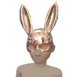 Cosmos Bunny Glass Mask
