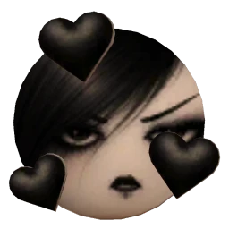 Delirious Goth Girl Emoji