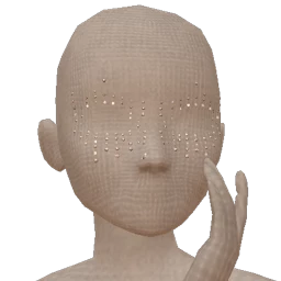 Flawless Precious Gems Face Jewellery