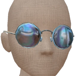 Front Row Reflective Frozen Blue Glasses