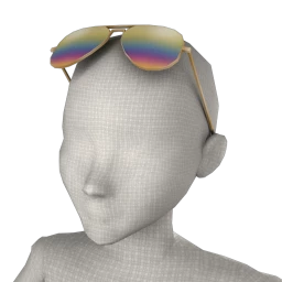 Front Row Bird Of Paradise Sunglasses - Raised