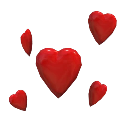 Floating Love Hearts