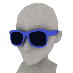 Female Wayfarer Sunglasses - Blue