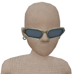 USAesthetics Yacht Party Blue Sunglasses