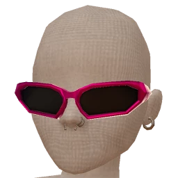 USAesthetics Pink Metallic Sunglasses