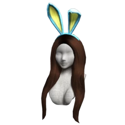 Cosmos Easter Bunny Ears - Blue