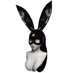 Cosmos Dangerous Bunny Mask - Black